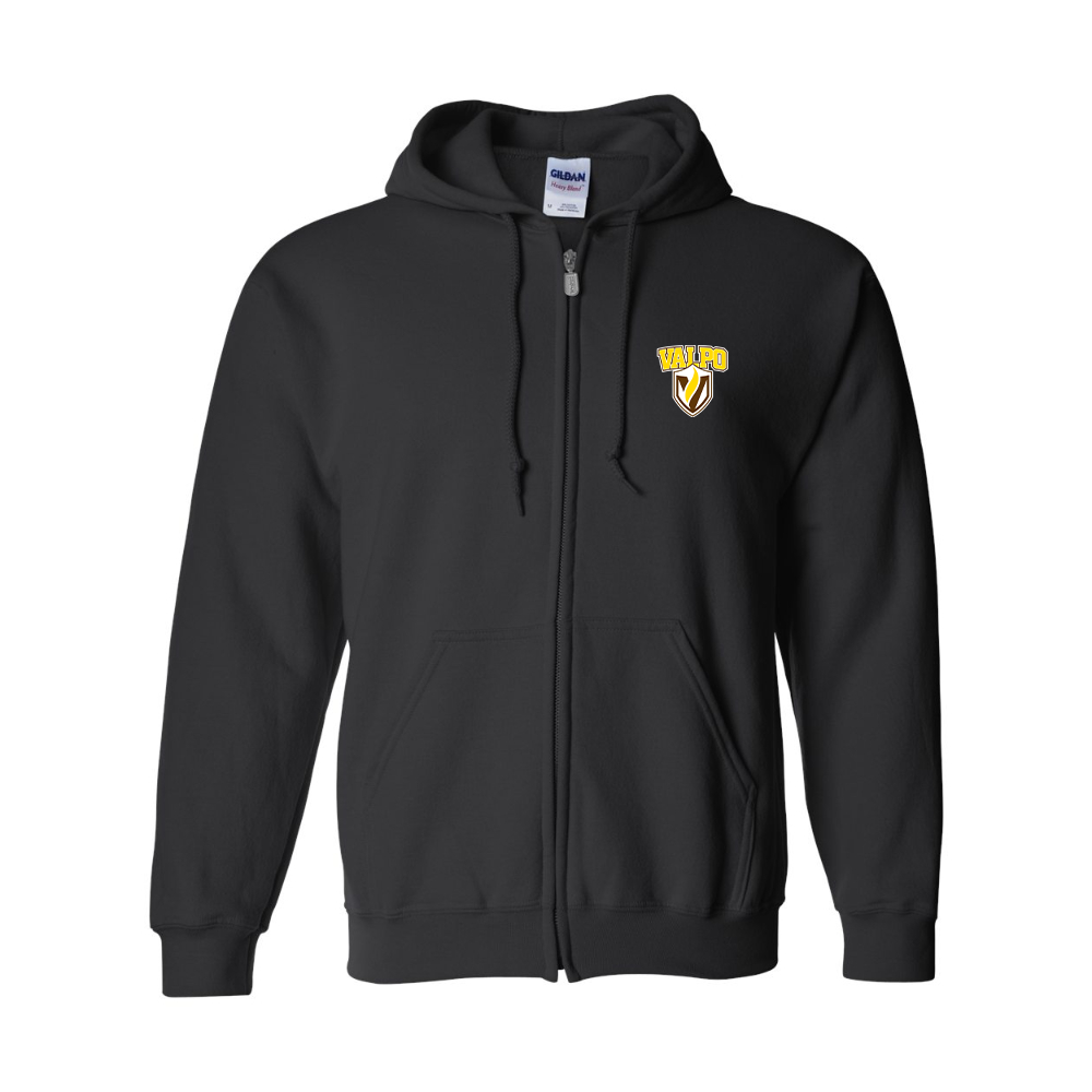 Men's Valparaiso Crusaders JERZEES NuBlend Full-Zip Hooded Sweatshirt